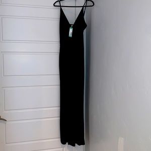 Kaileigh Rochelle knit jumpsuit in navy (m)